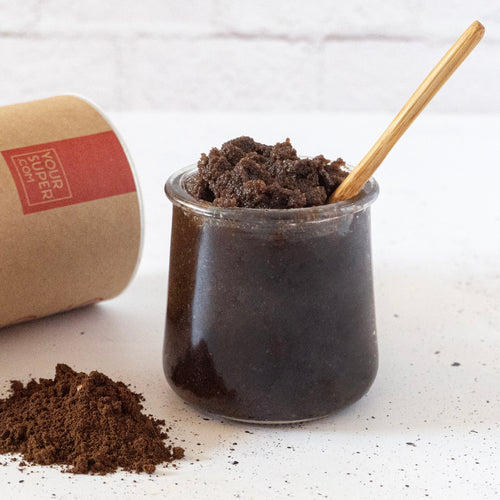 homemade coffee scrub face & body