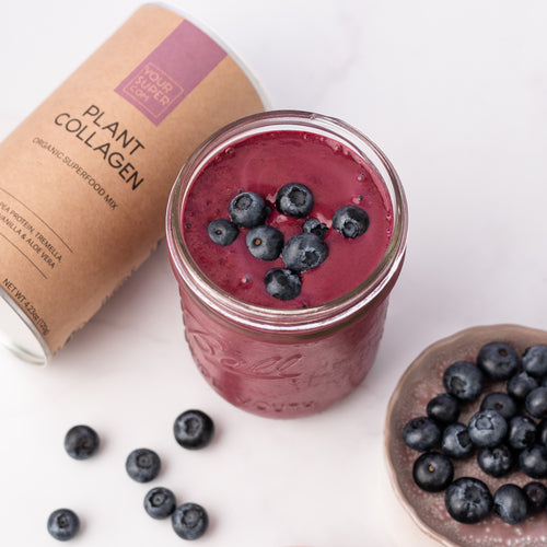 Collagen Smoothie With Blueberries